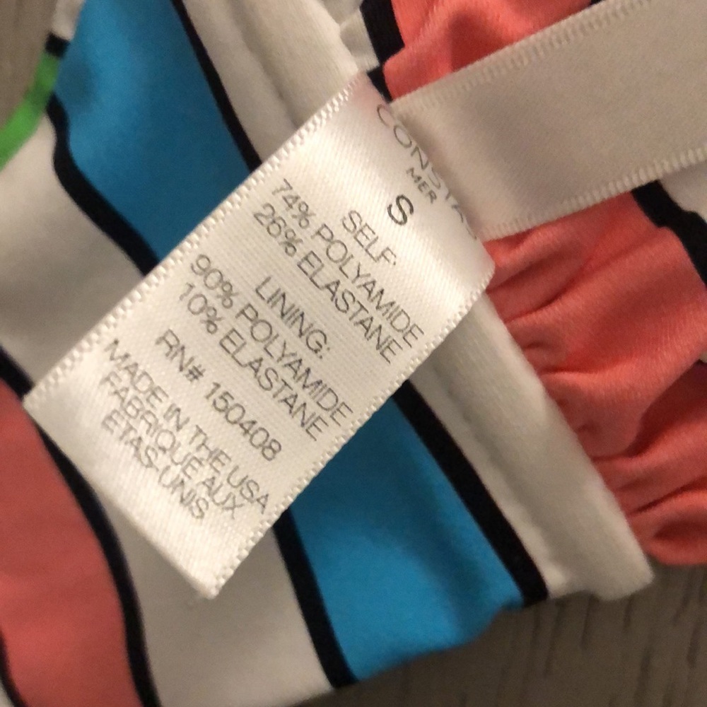 Caroline Constas Multicolor Striped Bikini Top - Picture 6 of 7